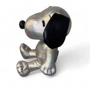 Peanuts Silver and Black Stuffed Snoopy